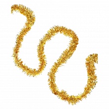 Мишура 2м d= 50мм жёлтая MILAND, НУ-5470