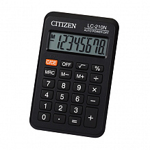 Калькулятор карманный 8 разрядов CITIZEN LC-210NR