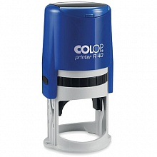 Печать самонаборная однокруговая d=40мм Colop PRINTER R40/1 SET blue
