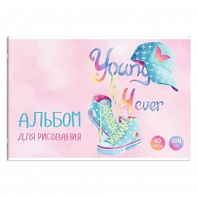 Альбом для рисования А4 40л скоба Уличный стиль Феникс, 64706
