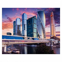 Мозаика алмазная 40х50см Москва Сити Феникс, 59822