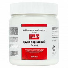 Грунт акриловый 500мл белый ТАИР 1305400