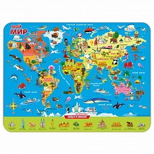 Подкладка настольная 43х32см Мой мир ГЕОДОМ, 4607177457802