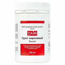 Грунт акриловый 250мл белый ТАИР, 1304400