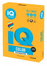 Бумага для офисной техники цветная А4 80г/м2 500л оранжевый неон класс А IQ Color Neon, NEOOR