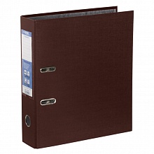 Регистратор 7,5см кофейный несъемный механизм Expert PVC classic, 251791