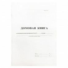 Домовая книга А4 16л картон Бланкиздат, 380663