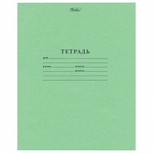 Тетрадь 24л клетка Зеленая Hatber 24T5D
