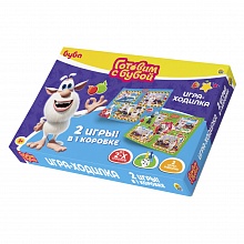 Игра настольная 2в1 Готовим с Бубой Рыжий кот, ИН-2699