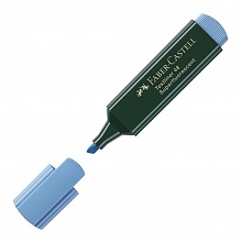 Текстовыделитель голубой флуоресцентный Faber-Castell 48, 154851