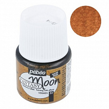 Краска с фактурным эффектом 45мл бронза Fantasy Moon PEBEO 167033
