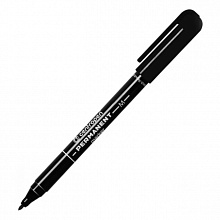 Маркер перманентный 1мм черный круглый Centropen, 2846/1Ч