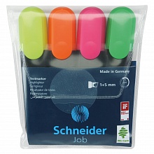Набор текстовыделителей  4цв Universal Schneider JOB, S1500