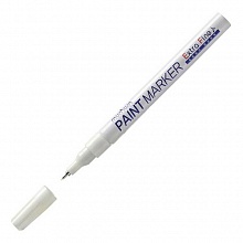Маркер-краска 1мм белый нитро-основа металлический корпус Extra Fine Paint Marker MunHwa, EFPM-05