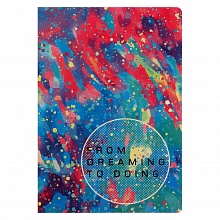 Записная книжка А5 80л клетка/точка кожзам Dream book № 3 Канц-Эксмо, БДБТЛ5803651