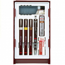 Набор рапидографов 3шт Rotring College Set 0,25мм 0,35мм 0,5мм S0699530