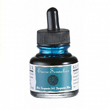 Тушь жидкая 30мл бирюзовая Sennelier Turquoise blue N134010.341