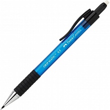 Карандаш механический 0,5мм Faber-Castell Grip Matic 1375 голубой с ластиком, 137551