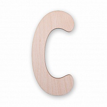Заготовка из фанеры 9см Буква С Mr.Carving ВД-500