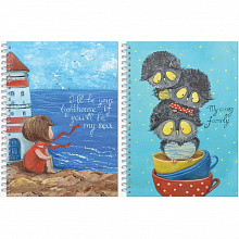 Блокнот для зарисовок А5 60л Sketchbook Милые открытки Полином 2736