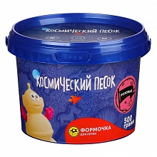 Песок кинетический 500гр цвет розовый Космический песок ВОЛШЕБНЫЙ МИР T57726