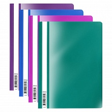 Скоросшиватель пластиковый А4 ассорти Fizzy Vivid Erich Krause, 50021