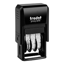 Датер 3,8мм русский шрифт, мини Trodat Printy 4810
