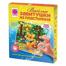 Веселые завитушки из пластилина набор №2 Фантазер 447102