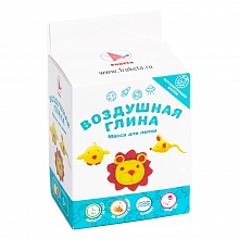 Масса для лепки 2цв Воздушная глина Лев РАКЕТА Р3830