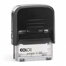 Оснастка для штампа 38х14мм синий, корпус черный Colop PRINTER C20 black