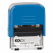 Оснастка для штампа 38х14мм синий, корпус синий Colop PRINTER C20 blue