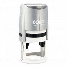 Оснастка для печати d=41,5мм синий, корпус серебро Colop PRINTER R40 silver