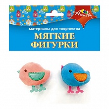 Фигурки мягкие Птички 2шт КТС-ПРО, С3302-01