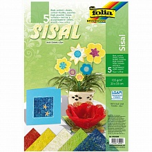 Набор сизали 5л 23х33см 135г/м2 Folia 850409