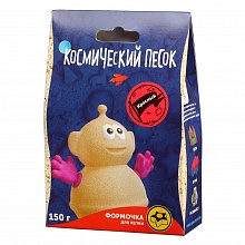 Песок кинетический 150гр красный + формочка Космический песок ВОЛШЕБНЫЙ МИР KPZA5