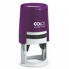 Оснастка для печати d=41,5мм синий, корпус фиолетовый Colop PRINTER R40 violet
