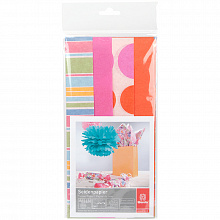 Бумага тишью 50х76см 4л Flower power ассорти WEROLA, 1051-1