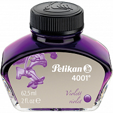 Чернила 62,5мл фиолетовые PELIKAN INK 4001 Royal Blue 329193