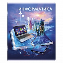 Тетрадь предметная Информатика 48л клетка Книга знаний Феникс, 60496