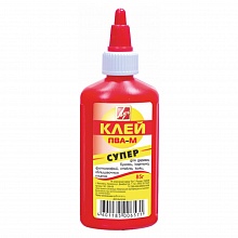Клей ПВА-М 85г Супер в красном флаконе Луч, 18с1189-08
