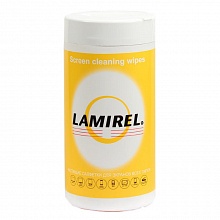 Салфетки чистящие для экранов всех типов 100 штук в тубе Lamirel LA-11440