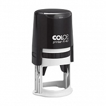 Оснастка для печати d=41,5мм синий, корпус черный Colop PRINTER R40 black