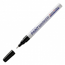 Маркер-краска 1мм черный нитро-основа металллический корпус Extra Fine Paint Marker MunHwa, EFPM-01