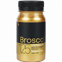 Краска акриловая 100мл №125 Золото Ацтек Brosco 2501125