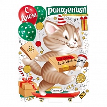 Плакат А2 С Днем Рождения ИП 22.125.00   