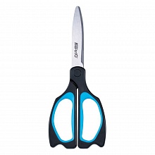 Ножницы 19см сталь резиновые вставки синие KW-Trio 03908-BLU