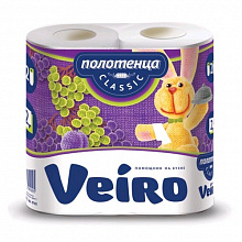 Полотенца бумажные двухслойные 2 рулона Linia Veiro 90995