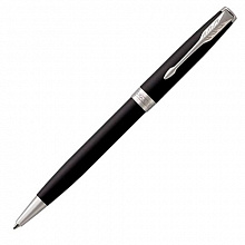 Ручка шариковая поворотный механизм 1мм черный стержень PARKER SONNET Core Matte Black CT M 1931524/K529