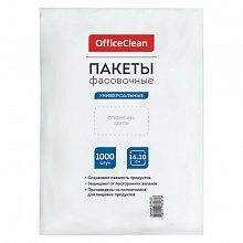 Пакет фасовочный 14х30см ПНД 6мкм 1000шт OfficeClean, 317615