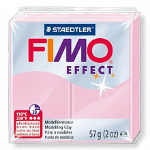 Пластика запекаемая 57г светло-розовая Staedtler Fimo Effect Pastel, 8020-205